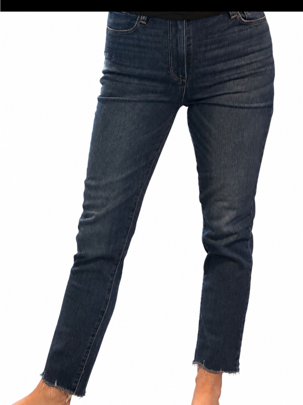 PAIGE hoxton slim Women's Blue Jeans
